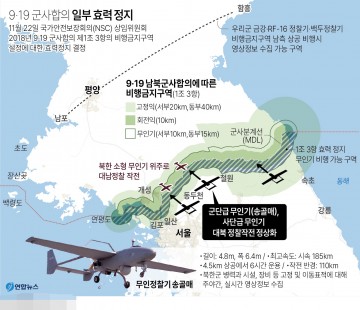 9·19 군사합의 일부 효력 정지[그래픽] 