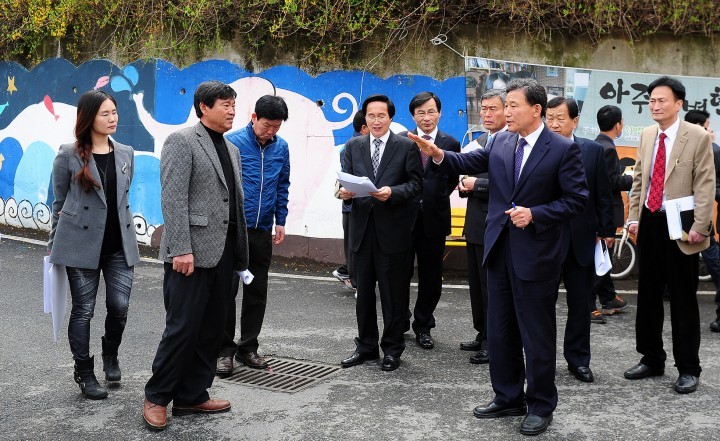박용갑 중구청장, ‘부사동 문화예술마을’ 사업현장 찾아!