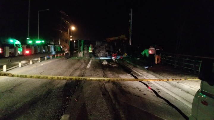 태백-고한 교통사고 발생