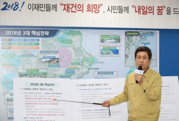  이강덕 포항시장 2018년 시정방향에 대한 기자간담회 개최