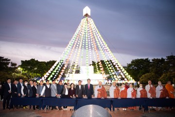 구미불교사암연합회, 불기 2567년 부처님 오신 날 봉축탑 점등식 개최