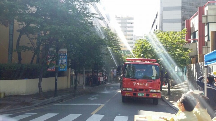 고양시, 2015년 재난대응 안전한국 훈련 연계 화재대피 종합훈련 실시