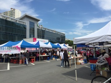 100년달성다사봉사단 불우이웃돕기 바자회 개최