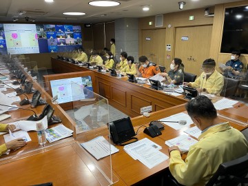 집중호우 대비 긴급 대책회의 가진 경북도