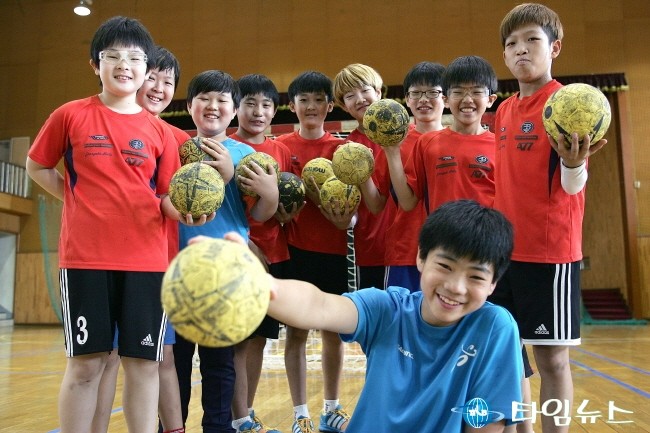 천안서초등학교, 전국소년체육대회 남자핸드볼부 우승