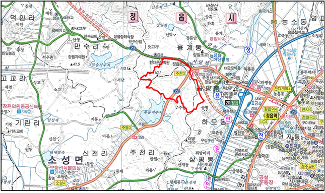 소성면 주천리 일원, 토지거래계약 허가구역 지정