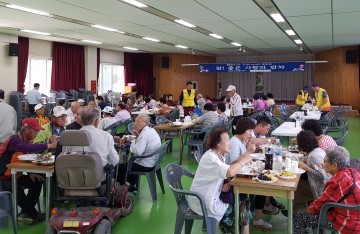 내수읍 자원봉사대  참좋은 사랑의 밥차 자원봉사 