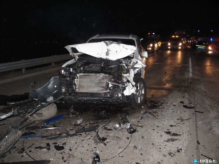 중부내륙고속도로(하행선) 창원방향 교통사고 발생