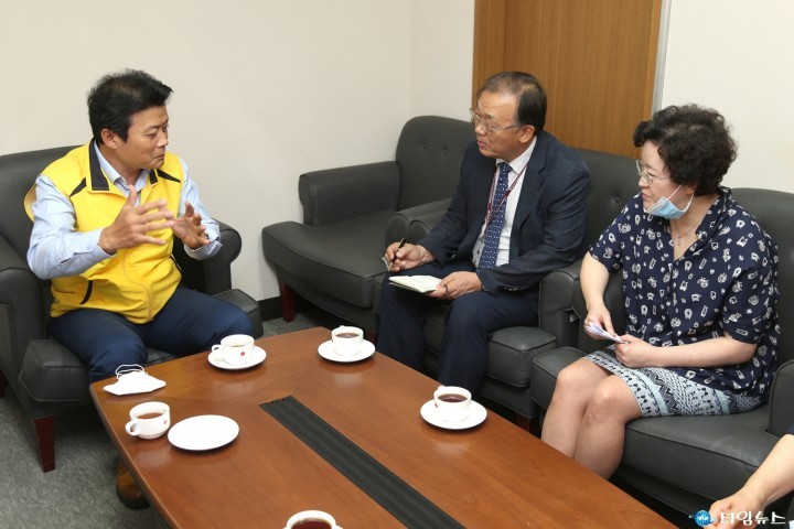 김만수 부천시장, 부천시노인전문병원 방문