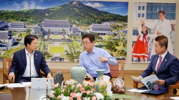 성주군 이병환군수, 경북도청 방문해 국도비 확보와 현안 해결 요청