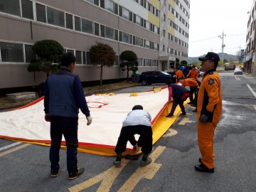 장성소방서, 관내 아파트 주민 대상 소방안전교육