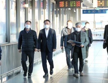 이동환 고양특례시장, 대곡역 환승구간 안전점검 실시