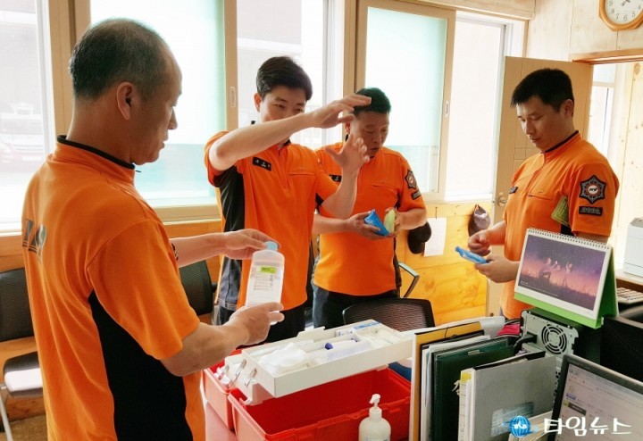 순천소방서 승주119안전센터, 폭염대비 응급처치 교육 실시