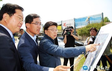 권선택 시장·장종태 구청장, 현장 점검