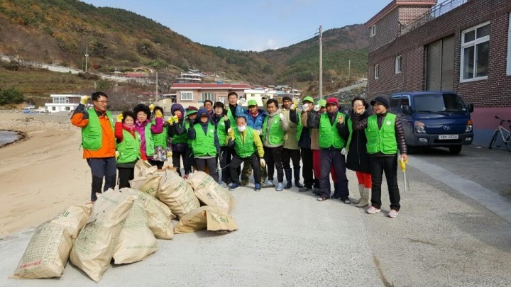 자연보호상주면협의회, 남해바래길 정화활동 펼쳐