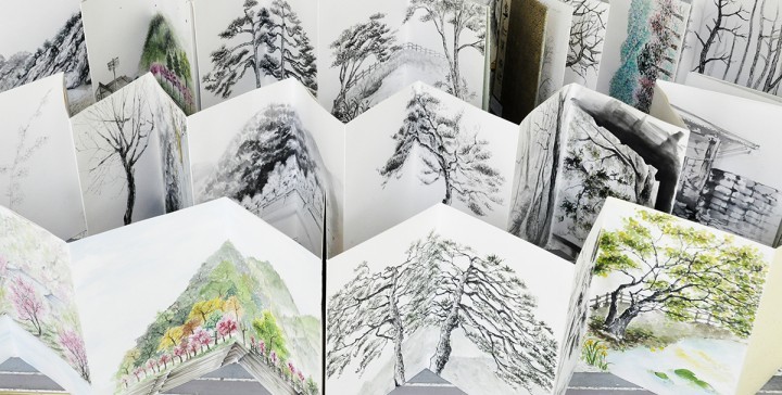 목원대 미술학부 한국화전공, 실경산수화 작품전시회 개최