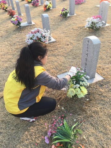 한밭대, ‘대전현충원 돌보는 아름다운 손’ 학생들 봉사활동