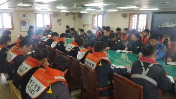 경비함정 팀워크 훈련으로 국민 수호 결의 다진 태안해경
