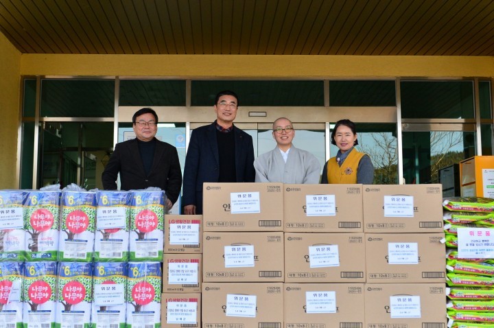 박영일 남해군수, 설맞이 사회복지시설과 군․경 위문