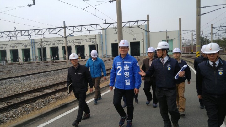 송영길, “귤현차량기지 이전  임시 통행로 개설”