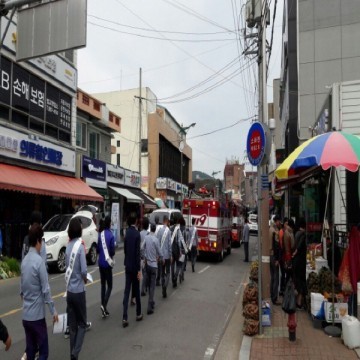 보성소방서, 소방차 길터주기 캠페인 실시