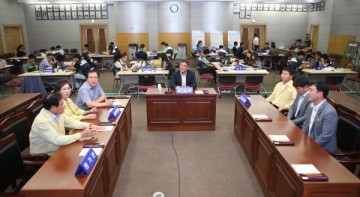 천안시의회 전종한의장, 을지연습 참가자 격려