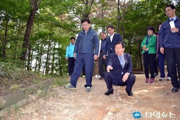 장종태 서구청장, 권선택 시장에게 불편사항 설명!