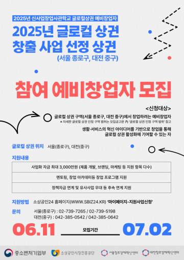 대전창조경제혁신센터, 중구 상권 활성화 위한 창업자 지원 추진