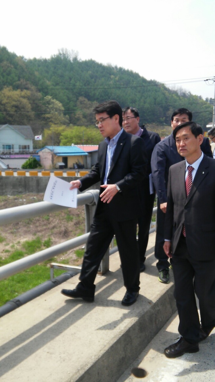 송석두 행정부지사, 금산 재난 취약시설 점검