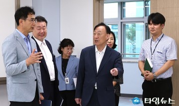 설동호 대전시교육감, 대전탄방초 용문분교 시설 안전 직접 확인