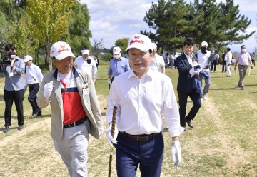 강기정 광주광역시장, 승촌파크골프장 개장식 참석