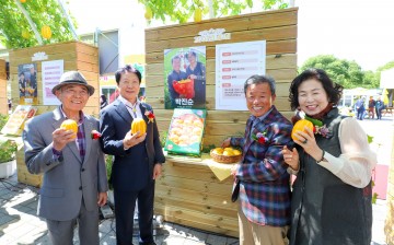 성주참외 품평회 역대 대상 명품참외 전시!