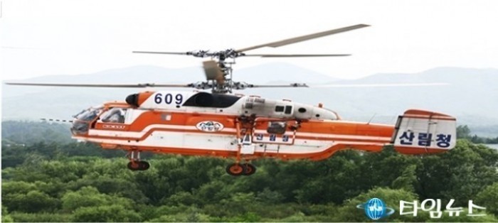 산림청, 헬기로 소나무재선충병 피해고사목 찾는다!