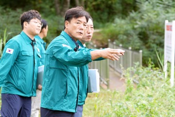 청송군, 주요 수리시설 점검 실시하고 가뭄대비 대응 총력 