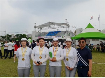 대전시체육회 여자 양궁팀, 제37회 대통령기전국남여양궁대회 단체전 우승!