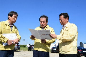 김충섭 김천시장 차단방역 현장 점검