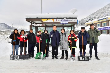 장성군, 적설량 31.2cm…하우스, 축사 등 파손 3억 1442만 원 피해