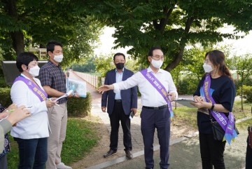 천안 여성친화도시 시민참여단, 천호지 공원 모니터링 실시