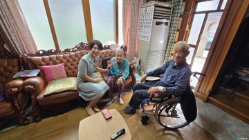 충북남부보훈지청, 충북 유일 생존  을지 무공수훈자 박장년 옹 위문