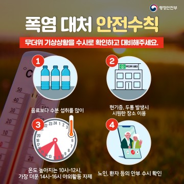 폭염‘경계’단계 발령..대응체제 돌입하는 경북도