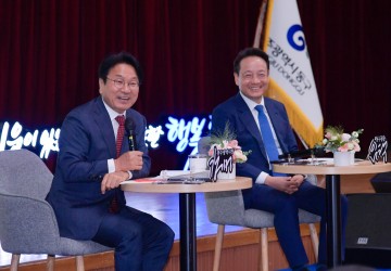 동구 주민들과 소통하는 강기정 광주시장
