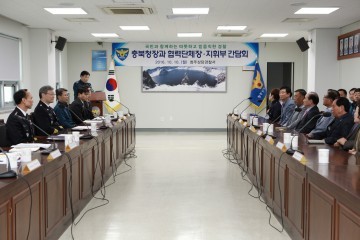 박재진 충북지방청장 상당서 치안현장 방문