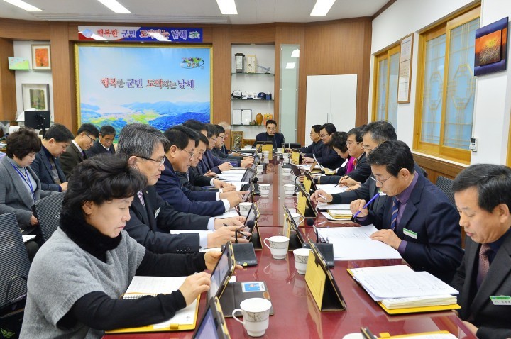 남해군, ‘국․도비 확보 신규사업 발굴 보고회’ 열어