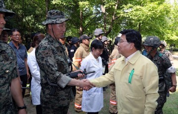 권선택 통합방위협의회 의장, 화랑훈련 참여 장병 위문