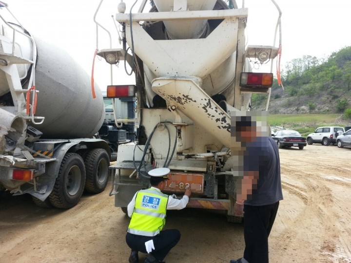  크림빵 뺑소니 사망사건 이후  번호판 식별불량 차량 집중 계도·단속 