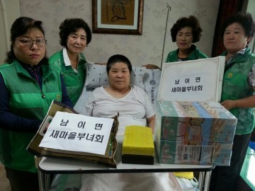 \면 새마을부녀회  추석맞이 사랑의 생필품 및 쌀 전달