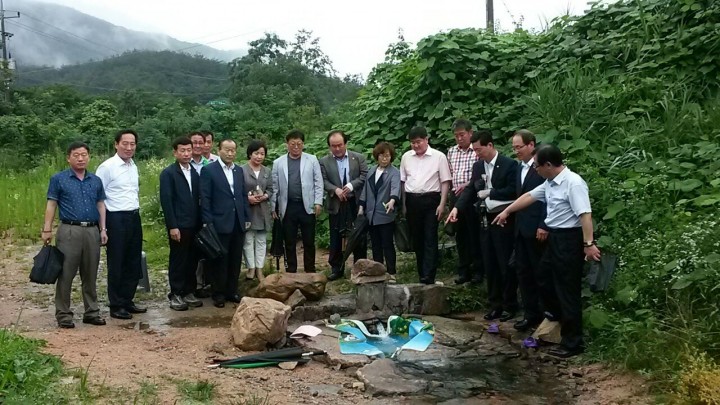 괴산군의회, 문장대온천 개발 예정부지 방문