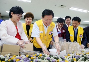 대전 서구, 추석맞이 ‘사랑의 송편 나누기’