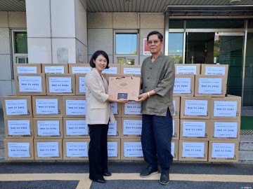 충북남부보훈지청-성우물류장비, 추석 명절 위문품 전달식