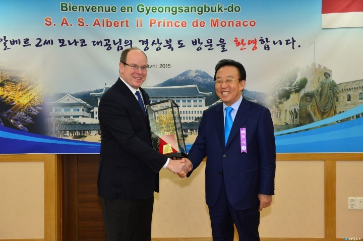 경북지사... 모나코 국왕, UN ESCAP 사무총장과 연쇄 회동